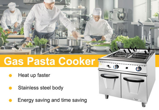 Equipo de cocina de cocina comercial de alta capacidad 103Kg 340x550x270/30x2L Tamaño del tanque