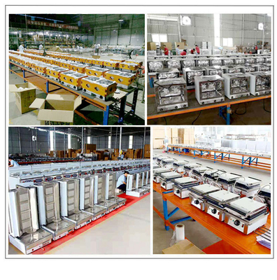 Equipo de cocina de gas para restaurantes de 340x550x270 con capacidad de 30x2L y conexión R13/4