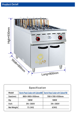 Equipo de cocina de gas para restaurantes con acero inoxidable y tanque tamaño 340x550x270/30x2L