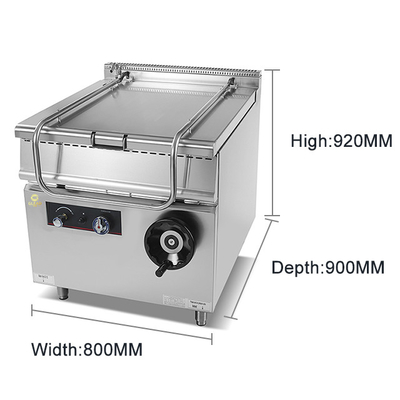 Equipo de cocina de restaurante GL-RS de 80L con consumo de gas GLP/GNL 1,76/2,2 kg/h