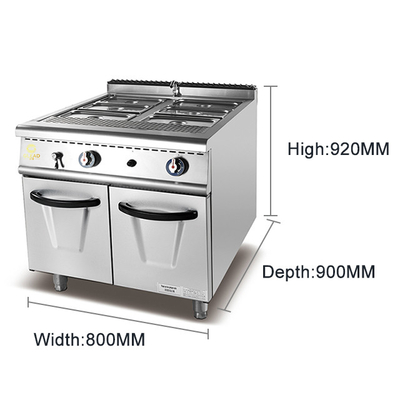 800×900×850 70 Consumo de gas Equipo de cocina para restaurantes para cocinas de gran volumen