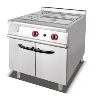 Consumo de gas GLP/GNL 1,58/2,28Kg/h Equipo de cocina para restaurantes con capacidad de 100Kg