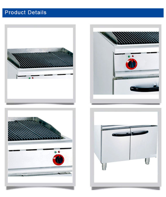 17 Grill de gas GL/NG RH con gabinete R13/4 Conexión 1.2/1.76Kg/h Consumo de gas