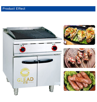 17 Grill de gas GL/NG RH con gabinete R13/4 Conexión 1.2/1.76Kg/h Consumo de gas
