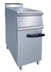 Equipo de cocina comercial de acero inoxidable de uso pesado con gabinete