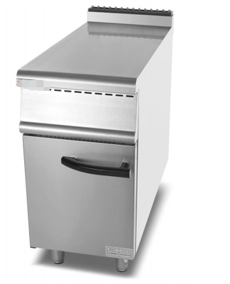 Equipo de cocina comercial de acero inoxidable de uso pesado con gabinete