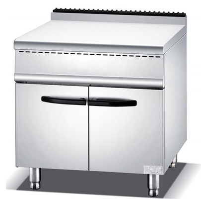 Equipo de cocina comercial de acero inoxidable de uso pesado con gabinete