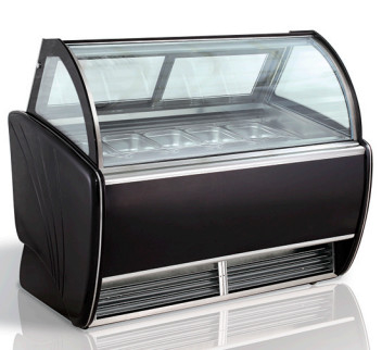 Display Cabinet de helados eléctricos de 700W con control y construcción de temperatura de -16 ~ 20 ° C
