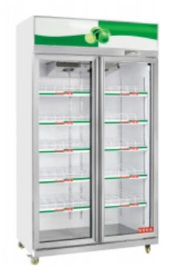 Refrigeración directa por viento Armarios de exhibición comercial Equipos para tiendas 1.5kw/24h
