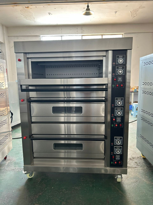 220V 50HZ horno de cubierta de gas de cocina comercial para hornear pan tartas de huevo Mookcake