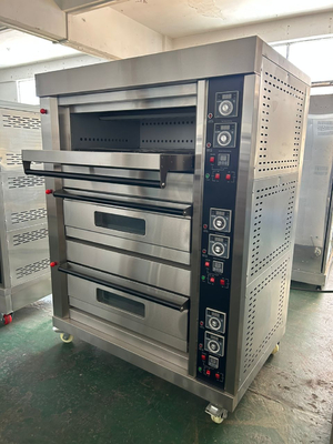 220V 50HZ horno de cubierta de gas de cocina comercial para hornear pan tartas de huevo Mookcake