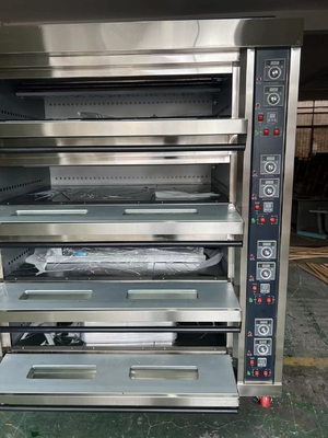 Horno de gas para hornear pan, tartas de huevos y pasteles de luna con tamaño de bandeja de 40*60 cm