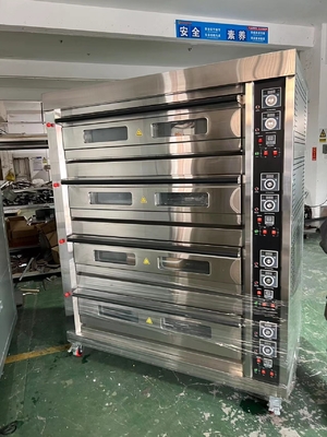 Horno de gas para hornear pan, tartas de huevos y pasteles de luna con tamaño de bandeja de 40*60 cm