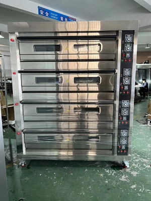 Horno de gas para hornear pan, tartas de huevos y pasteles de luna con tamaño de bandeja de 40*60 cm