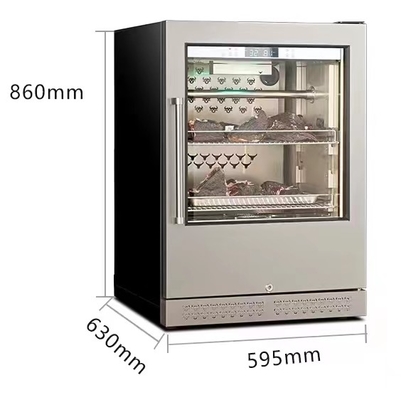Refrigerador de hoteles de 168L Concha negra 160W Compresor Aire de refrigeración Zona de temperatura única Fácil mantenimiento
