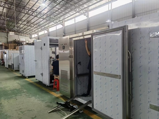 3 bandejas de enfriadores / congeladores refrigerados por aire Sistema de refrigerante R-404A
