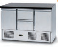 Cuentador refrigerado de esquinas pulidas internas 220V/50Hz 2.C-8.C Saladette CE/ETL/CSA Certificado