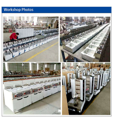 11.7kw Parrilla de gas licuado 30kg Equipo de cocina comercial de trabajo pesado 2800Pa Peso neto 32kg