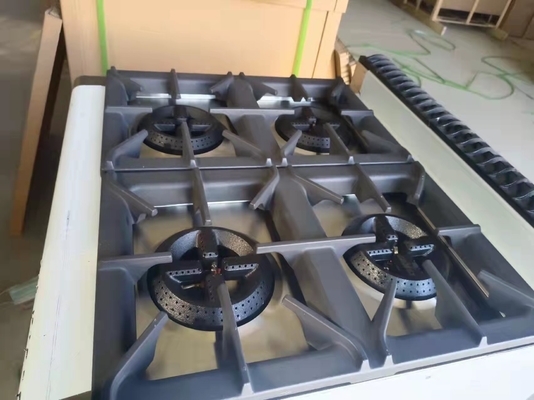 GH-987A Gas Range con 4 quemadores y horno de gas 20.8Kw Equipo de cocina potente