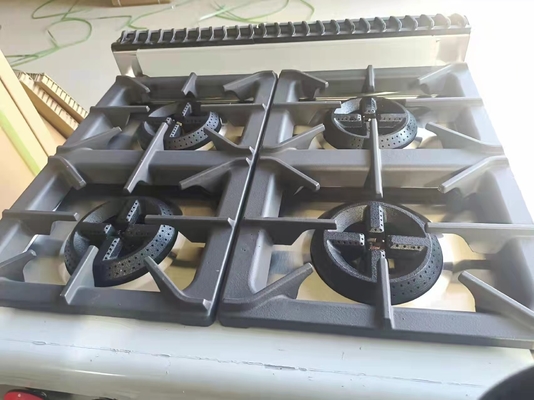 GH-987A Gas Range con 4 quemadores y horno de gas 20.8Kw Equipo de cocina potente
