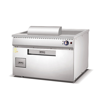 Equipo de cocina de gas Teppanyaki 10kw GLP 2800Pa Grill japonés de cocina japonesa