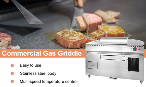 Comerciante de gas Japonés Teppanyaki Equipo de cocina de cocina