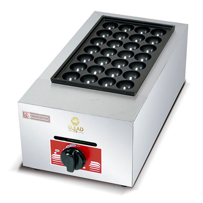 Grill de huevos de codorniz de gas con peso neto de 6,6 kg y GLP 2800Pa Equipo de cocina de cocina elegante