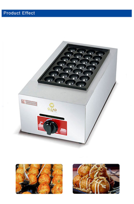 Grill de huevo de codorniz de gas Equipo de cocina de cocina Grill de GLP ligero con presión de gas de 2800Pa