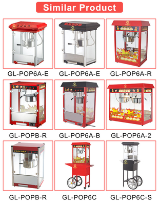 Máquina de palomitas de maíz de 220-240V 1.5KW Cocina de pasta eléctrica comercial con operación fácil