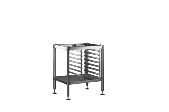 Horno de hotel comercial de 6 bandejas con un rango de temperatura de 30 a 250 °C y una potencia de 2,85 kW