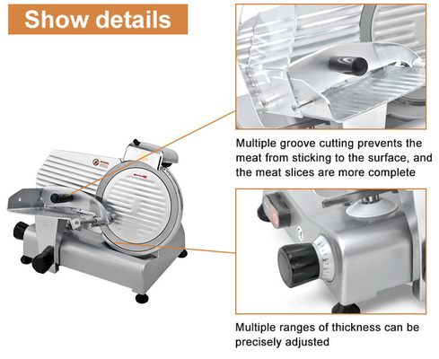 Máquina de corte de carne eléctrica de trabajo pesado GL-MS250ST