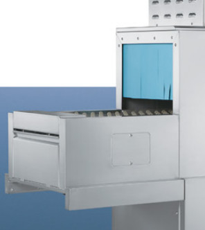 Eficiencia de acero inoxidable SS304 6.7KW Lavavajillas tipo vuelo para hoteles comerciales