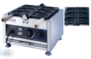 Control de temperatura preciso 1.6KW Equipo de horneado comercial para gofres perfectamente crujientes