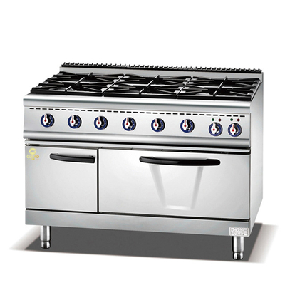 Máquina de cocina comercial de gas con regulación de temperatura ajustable para cocinas de restaurantes