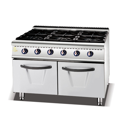 Máquina para cocinar con control de temperatura ajustable GL-ZH-RA-6A con baja ruido y válvula de gas de GLP/GNL