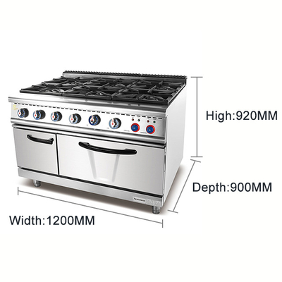 Equipo de cocina comercial de válvulas de gas de GLP NG con servicio OEM/ODM personalizado
