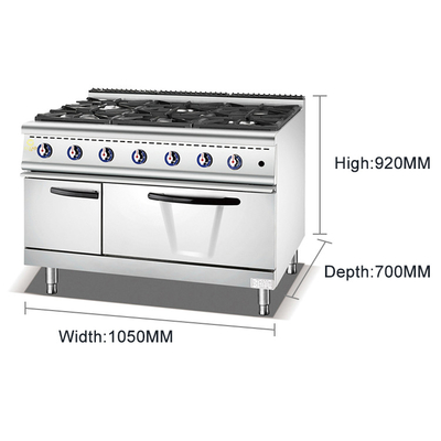 Equipo de cocina comercial de válvulas de gas de GLP NG con servicio OEM/ODM personalizado