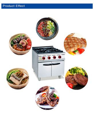 Equipo de hotel comercial potente quema 4 piezas con rango de control de temperatura de 120-330C