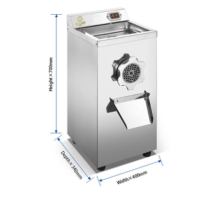 Equipo de cocina de restaurante de 220-240v de tensión para 320 kg por hora Producción