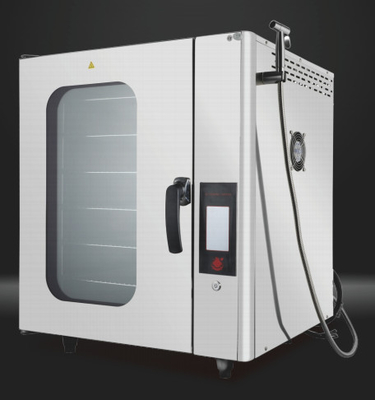 Horno de vapor combinado de acero inoxidable con 220V-240V Rango de temperatura de voltaje 25-250.C Altura de capa 67mm