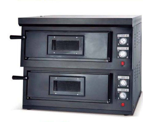 Horno de pizzas de acero inoxidable comercial con control de temperatura preciso