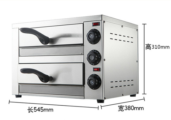 Equipo de cocina de acero inoxidable multifuncional Temperatura 50-300C Pizza de horneado Plata[Booleano]