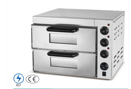 Horno de pizzas de acero inoxidable profesional Función de horneado fácil Control preciso de la temperatura