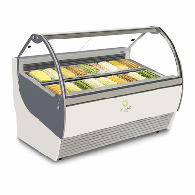 Equipo de refrigeración ventilado con base de mármol/acero inoxidable