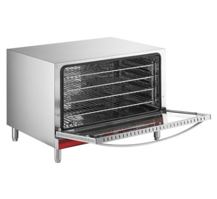 Horno convencional de acero inoxidable con panel de control digital para hornear alimentos