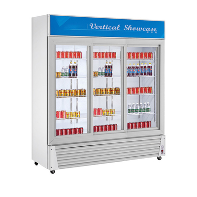 Acero inoxidable 0 ~ 10 Temperatura de refrigeración de refrigeración de bebidas 1300L Volumen 220-240V Tensión