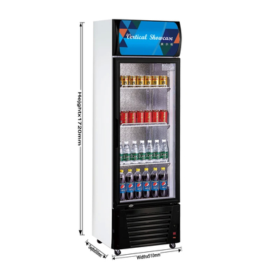 Acero inoxidable 0 ~ 10 Temperatura de refrigeración de refrigeración de bebidas 1300L Volumen 220-240V Tensión