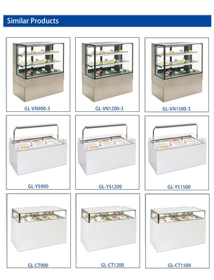 Unidad de refrigeración ventilada 220-240V/1PH/50HZ con 18 sartenes italianas