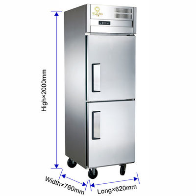 Refrigerador eléctrico comercial congelador para congelación y almacenamiento