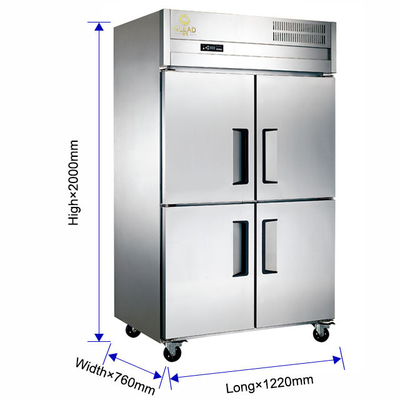 Refrigerador eléctrico comercial congelador para congelación y almacenamiento